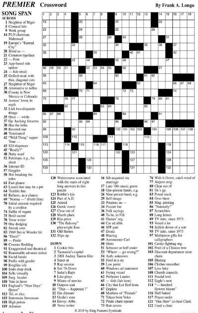 premier crossword